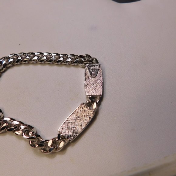 Vintage Speidel USA Silver Tone ID Bracelet 1970's - Picture 5 of 10